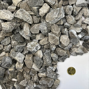 Bulk Midnight Gray Limestone 1 in. (per cu. yd.)
