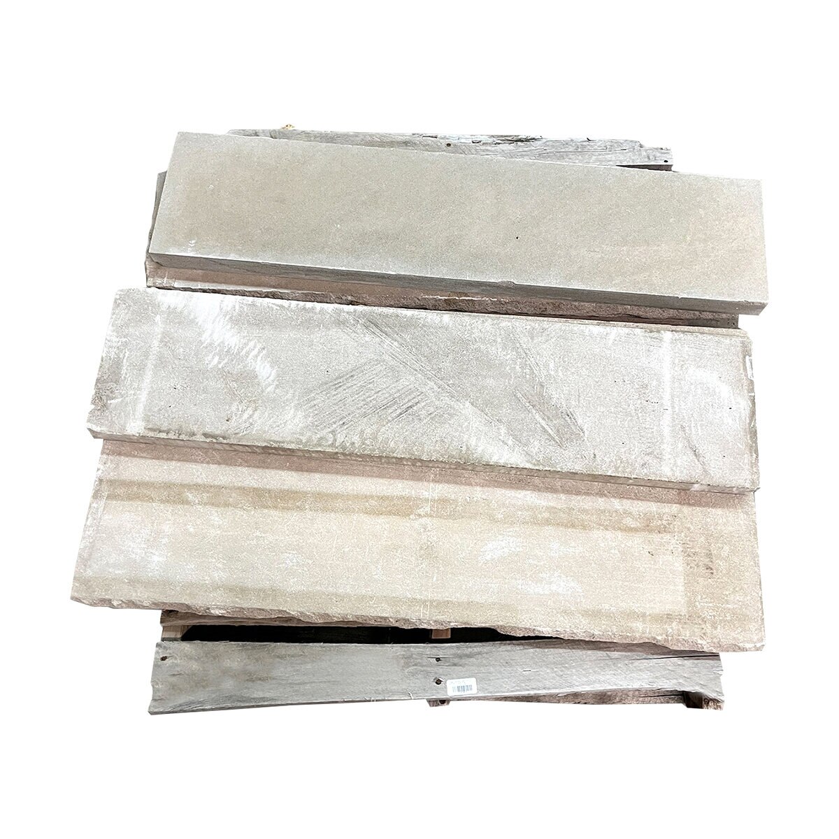 Tread Indiana Limestone Gray Rockface 1 Long 2 1/4 in. x 24 in. x 96 in ...