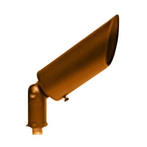 Sollos 6 in. STRAIGHT BULLET TEXTURED BRONZE ADC WITH 8 in. STAKE NL