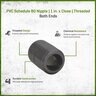 Nipple TBE Sch 80 PVC 1 in. x Close