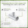 Reducing Tee PVC 2 in. x 1/2 in. Socket x Fipt