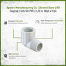 Street Elbow 90 Degree Sch 40 PVC 1/2 in. Mipt x Fipt