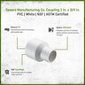 Coupling PVC 1 in. x 3/4 in. Socket