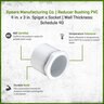 Reducer Bushing PVC 4 in. x 3 in. Spigot x Socket