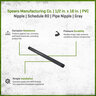 1/2 in. x 18 PVC Nipple Tbe Schedule 80