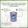 Spears Low VOC Primer PRIMER21-70 Purple NSF 1 qt.