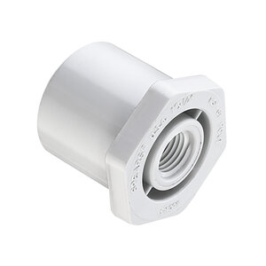 6 in. x 2 in. Red Bushing Spigot X Fipt PVC Fitting