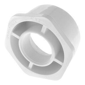 4 in. x 2 in. Red Bushing Spigot X Fipt PVC Fitting