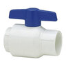 Spears 2 PVC White Utility Ball Valve Socket End