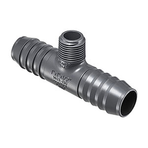 1 in. x 1 in. X 1/2 in. 78 Comb Male Tee Poly Fitting