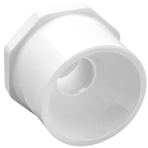 3 in. x 1 in. Red Bushing Spigot X Fipt PVC Fitting