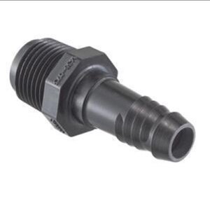 1 in. x 1-1/4 in. Ins Red Male Adapter Poly Fitting