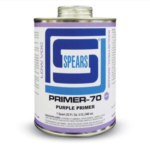 Spears Low VOC Primer PRIMER21-70 Purple NSF 1/2 pt.