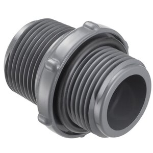 1 in. x 3/4 in. PVC Mfld Nipple Mpt X Mpt Sprs