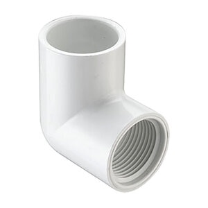 Reducing Elbow 90 Degree PVC 3/4 in. x 1/2 in. Socket x Fipt