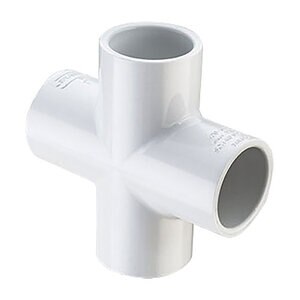 Cross PVC 1-1/2 in. Socket