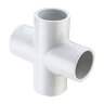 Cross PVC 1-1/2 in. Socket