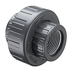Union (Old Style) Sch 80 PVC 2 in. Fipt w/ FKM O-Ring Seal