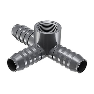 3/4 in. x 3/4 in. PVC Side Outlet Tee Insert X Fipt