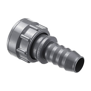1 in. x 3/4 in. PVC Manifold Coupling Swivel X Insert
