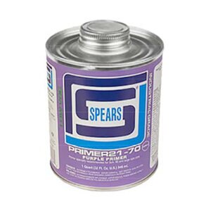 Spears Low VOC Primer PRIMER21-70 Clear NSF 1/2 pt.