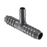 1 in. x 3/8 in. Spiral Barb Tee Insert Poly Fitting
