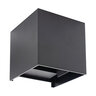 Striker Black Up Down Light Adj. Beam 6W 3000K 90 Lumen LED