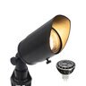 STRIKER MR16 ACCENT SOLID BRASS GUN METAL BLACK INCLUDES 3W MR-16 40DEG 300LM 2700K CREE LED