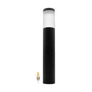 STRIKER FARO PATH 2W LED 2700K 12V AC IP65 72" 18/2 AWG BLACK ALUMINUM FINISH 5 YEAR WARRANTY