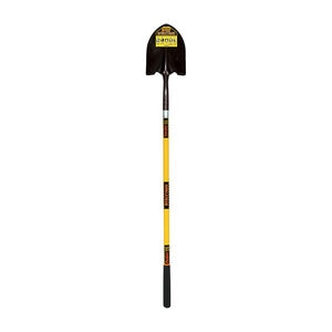 Structron Midwest Rake Hollow Back Round Point Shovel 48 in. Handle