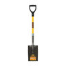 Structron Garden Spade, 29 in. Yellow Fiberglass Handle, D-Grip