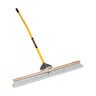 Structron 36 in. Duo Broom, 60 in. Ergonomic Yellow Aluminum Handle