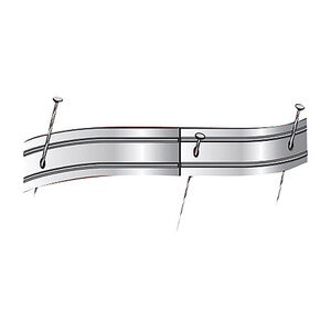 Surefoot Rock Star Aluminum Landscape Edging 1/8 in. x 4 in. x 8 ft.