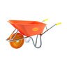 TUFX Wheelbarrow Steel Tray 6 cu. ft. All-Terrain Wheel 500 lbs Flat-Free Tire