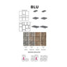 Techo-Bloc Blu 60 Slab Slate Shale Grey 60 mm 6 in. x 13 in. (116.05 sq. ft./pallet)