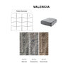 Techo-Bloc Valencia Fire Pit Champlain Grey (80 pc./pallet)