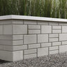 Techo-Bloc Raffinato 90 Wall Unit Smooth Greyed Nickel 90 mm (64 pc./pallet)