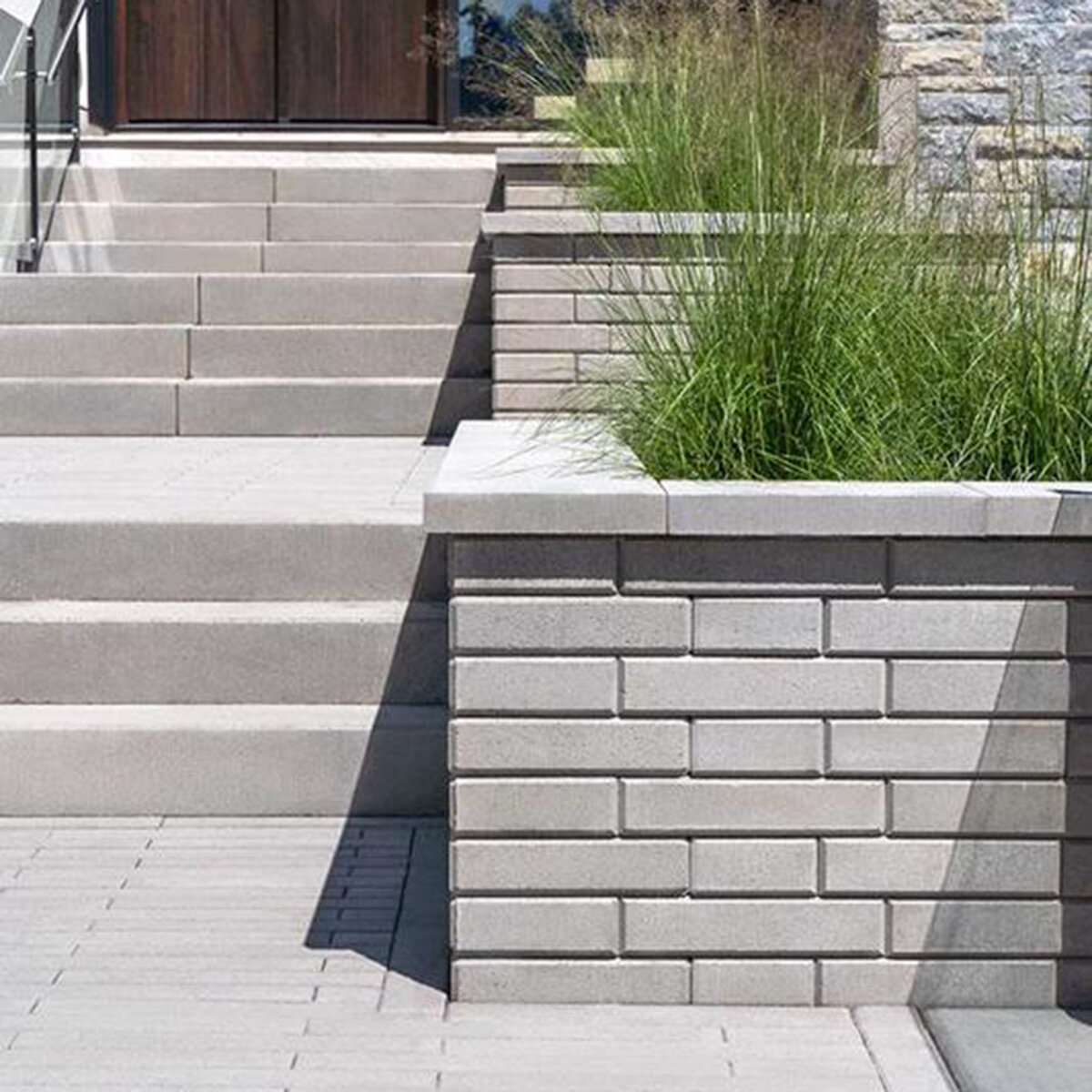 Techo-Bloc Raffinato 90 Pillar/Corner/Edge Smooth Greyed Nickel 90 mm ...