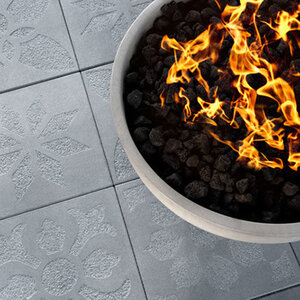 Lumi Fire Bowl Warm Grey (Kit) - Propane