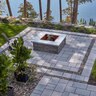 Techo-Bloc Firepit Raffinato/ Brandon Rectangular Push Button Ignition (HPC)