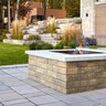 Techo-Bloc Firepit Raffinato/ Brandon Rectangular Push Button Ignition (HPC)