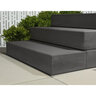 Techo-Bloc Systema Lumafit Step Smooth Onyx Black 42 in. x 16-3/4 in. x 7-1/16 in. (8 pc./pallet)
