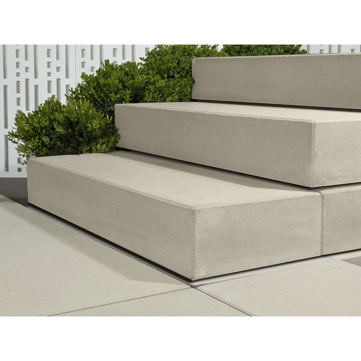 Techo-Bloc Systema Lumafit Step Smooth Beige Cream 42 in. x 16-3/4 in ...