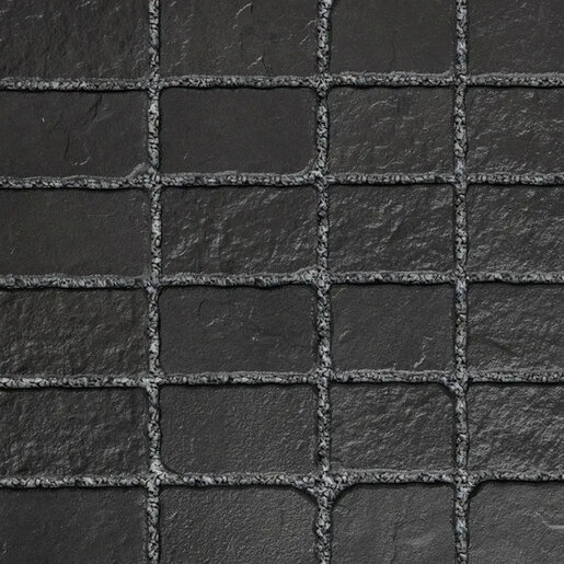 Techo-Bloc Saint-Oxford Paver 4 pc. Klean-Bloc Slate Onyx Black