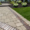 Unilock Brussels Block Paver Half Stone Sandstone 7 cm (99.79 sq. ft./pallet)(14.26 sq. ft./ section)