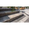 Unilock Brussels Fullnose Coping Midnight Charcoal 6 in. x 12 in. 7 cm (96 ln. ft./pallet)(0.5 ln. ft./ pc)