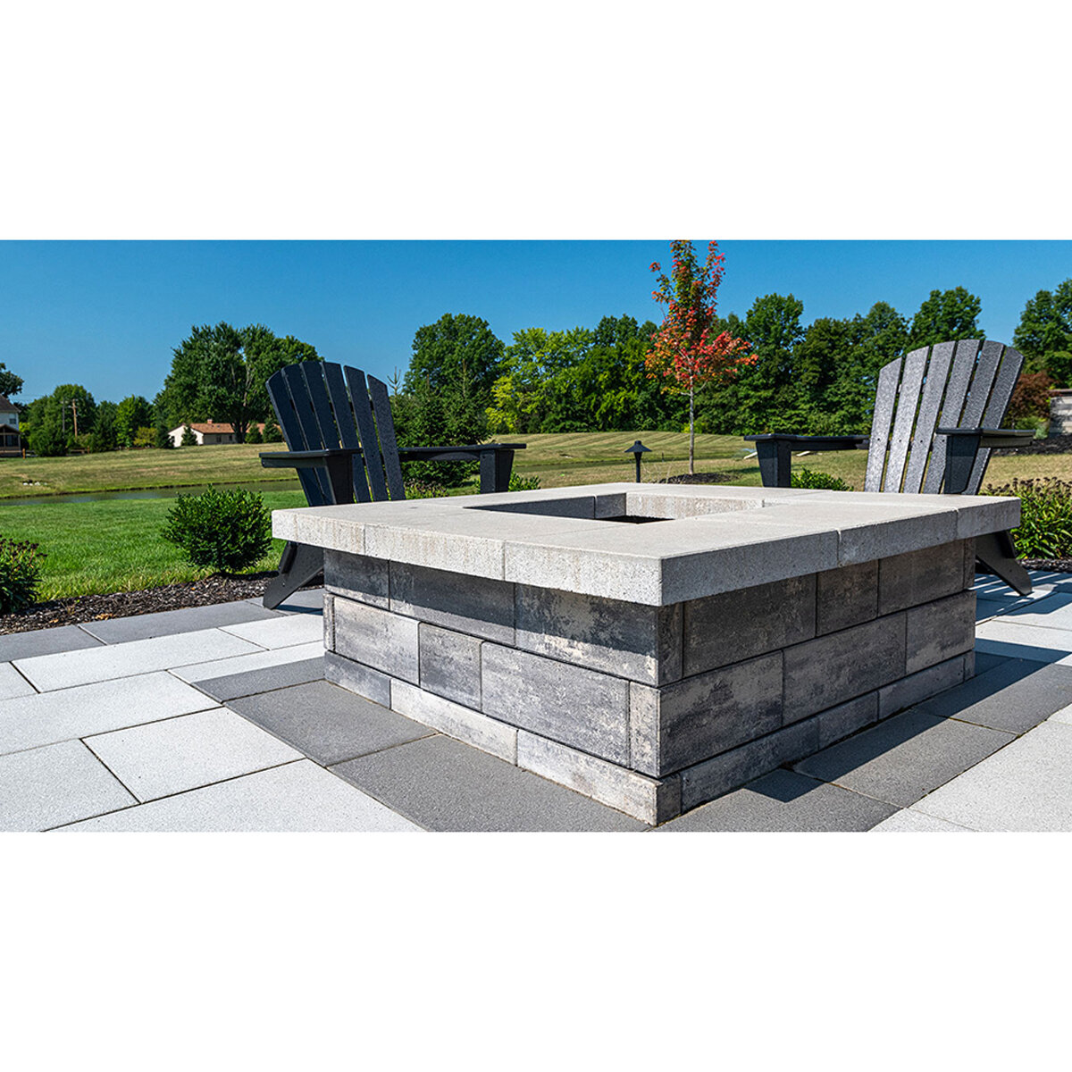Unilock U-Cara Wall Facia Panel Pitched Granite Mist 6 in. (84 pc ...