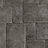 Unilock Brussels Block Paver Standard Stone Midnight Charcoal 7 cm (95.94 sq. ft./ pallet)(15.99 sq. ft./ section)
