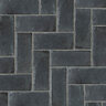 Unilock Town Hall Paver Basalt 4 in. x 10 in. 7 cm (88.41 sq. ft./pallet)