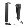 WAC ALUMINUM LEDGE PATH LIGHT BLACK FINISH 2.9W 2700K LED